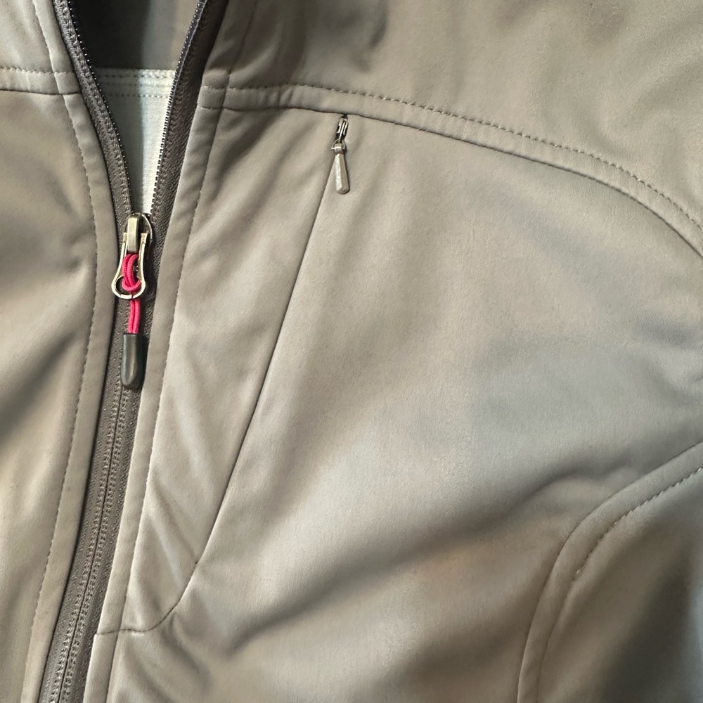 Cabelas Windstopper Softshell Jacket Grey Pink M - Picture 10 of 15